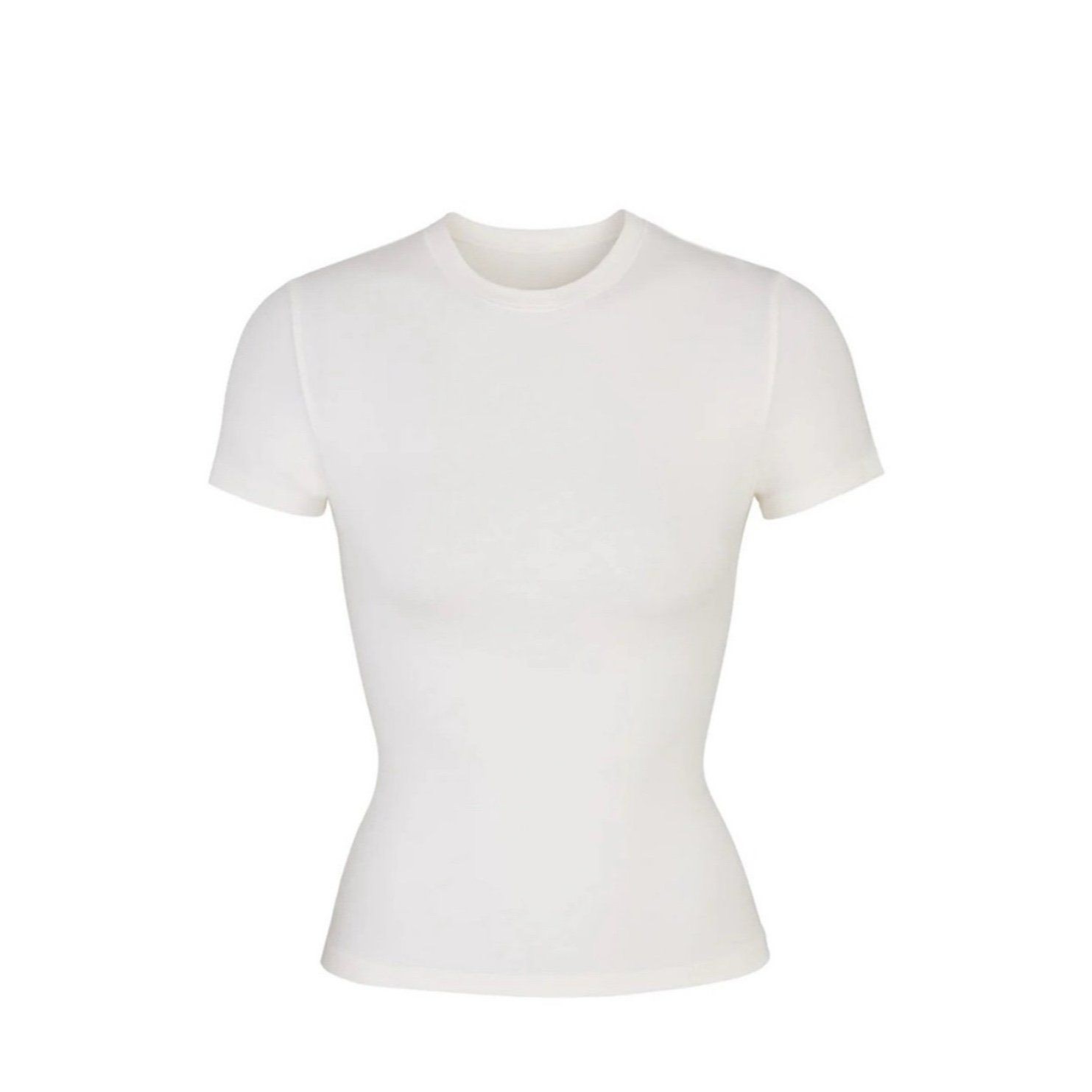 Skims Cotton Jersey T-Shirt Marble